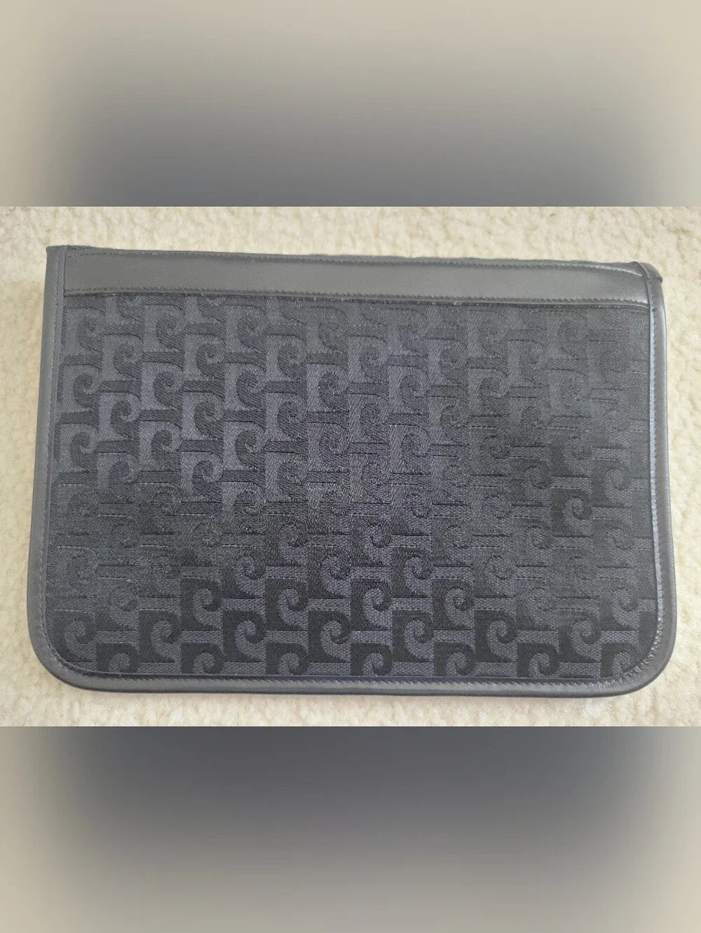 Black Envelope Clutch/ Unisex